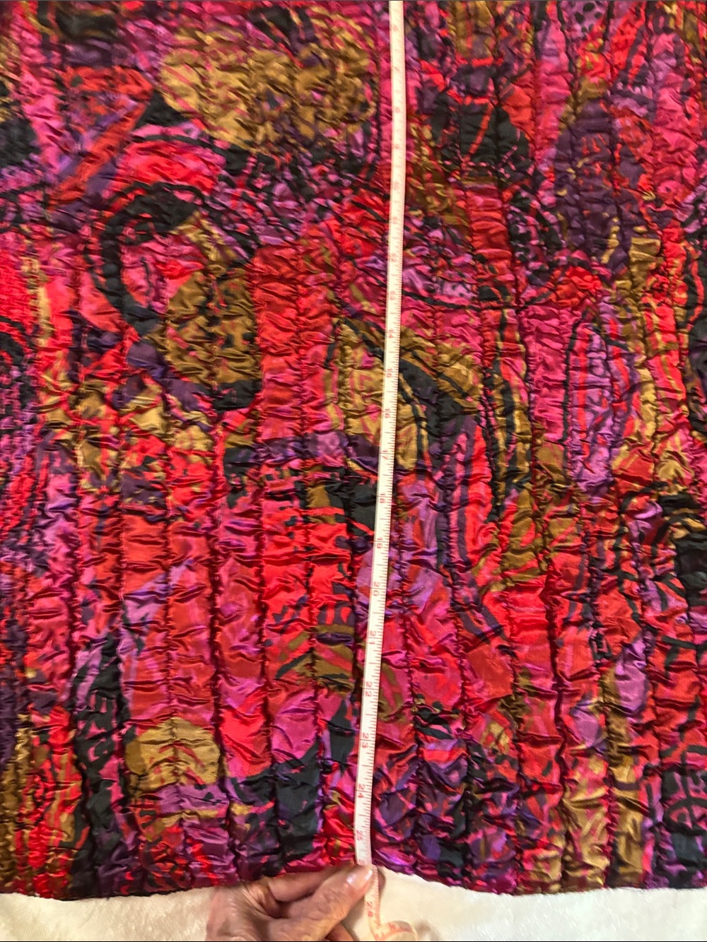 Ruby Rd. Quilted Jacket in Fuchsia, Purple & Gold - Picture 8 of 9